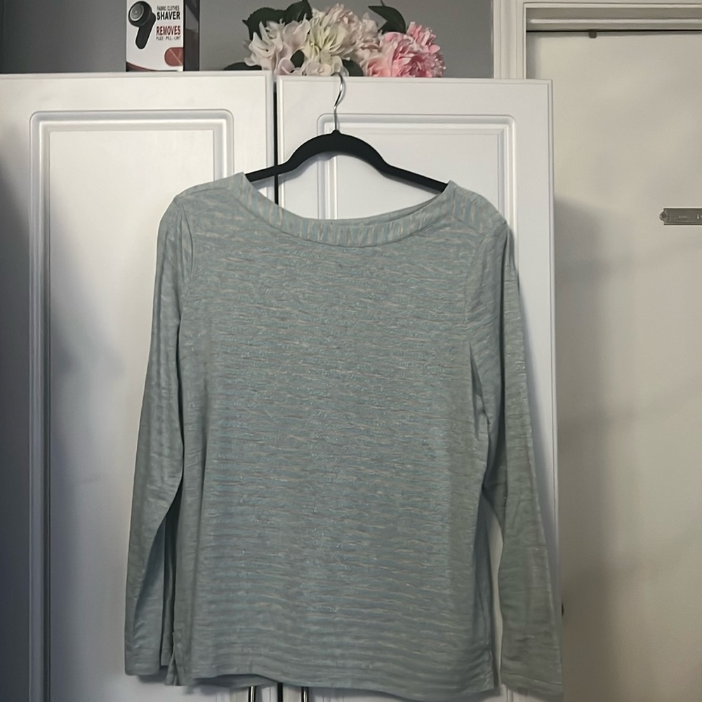 Chico’s crew neck long sleeve t ahirt